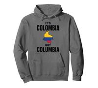 Es Colombia No Columbia Bandera Colombiana Latino Colombiano Sudadera con Capucha