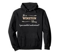 Es Cosa de Winston, no lo entenderías | Nombre de Regalo - Sudadera con Capucha