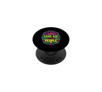Es Curioso Decir Que es extraño ser de la Misma Edad Personas Mayores PopSockets PopGrip Adhesivo