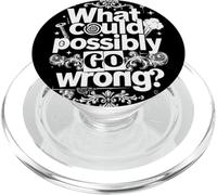 Es Curioso lo Que podría Salir Mal la Ley de Murphy PopSockets PopGrip para MagSafe