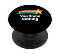 Es Curioso, no Sabes Nada, Rainbow Shooting Star PopSockets PopGrip Adhesivo