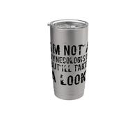 Es curioso No soy ginecólogo, pero echaré un vistazo sarcástico Vaso térmico de acero inoxidable de doble pared