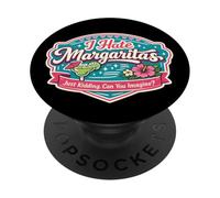 Es Curioso, Odio Las Margaritas, es Broma, ¿te imaginas a una Mujer? PopSockets PopGrip Adhesivo