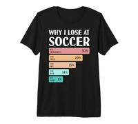 Es Curioso por qué pierdo en el fútbol Camiseta Premium