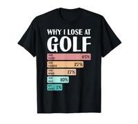 Es Curioso por qué pierdo en el Golf Camiseta gráfica económica