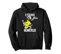 Es Curioso Que encontré Este Chiste de papá con húmero, Perro y Huesos esqueléticos Sudadera con Capucha