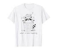 Es Curioso, ¿qué está pasando? Mapache Camiseta