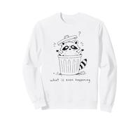 Es Curioso, ¿qué está pasando? Mapache Sudadera