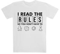 Es Curioso Que Haya Leído Las Reglas Blanca De Manga Corta para Niños White Kids tee Short Sleeve T-Shirt