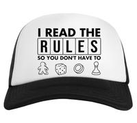 Es Curioso Que Haya Leído Las Reglas Gorra De Béisbol Blanca White Baseball Cap Unisex Snapback