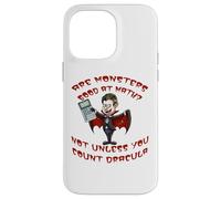 Es Curioso Que los Monstruos Sean Buenos en matemáticas, Conde Drácula, Profesor Carcasa para iPhone 14 Pro MAX