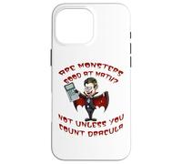 Es Curioso Que los Monstruos Sean Buenos en matemáticas, Conde Drácula, Profesor Carcasa para iPhone 16 Pro MAX