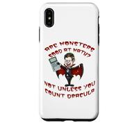 Es Curioso Que los Monstruos Sean Buenos en matemáticas, Conde Drácula, Profesor Carcasa para iPhone XS MAX