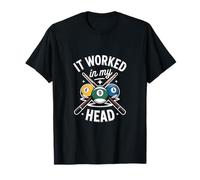 Es Curioso Que se me Haya Pasado por la Cabeza Decir Billar Cue Camiseta