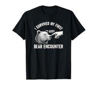 Es curioso que sobreviví a mi primer encuentro con un oso, senderista, boop nose Camiseta