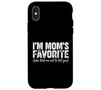 Es Curioso Que Soy la Favorita de mamá, me Dijo Que no os lo dijera a vosotras, Madres Carcasa para iPhone X/XS
