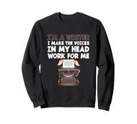 Es Curioso, Soy Escritor, Hago Que Las Voces de mi Cabeza trabajen para mí Sudadera