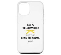 Es curioso, soy un cinturón amarillo, pero del tipo Lean Six Sigma Carcasa para iPhone 12/12 Pro