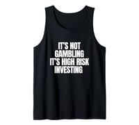 Es de Alto Riesgo invertir Divertido Unhinged Casino Meme Poker Camiseta sin Mangas