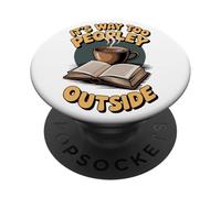 Es demasiado gente afuera PopSockets PopGrip Adhesivo