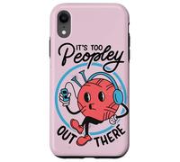 Es Demasiado Gente por ahí - Humor introvertido Divertido Carcasa para iPhone XR