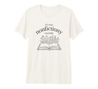 Es Demasiado no ficción Fuera de Book Lover Camiseta Premium