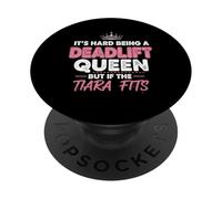 Es difícil ser una Reina del Peso Muerto, Pero la Tiara Encaja PopSockets PopGrip Adhesivo