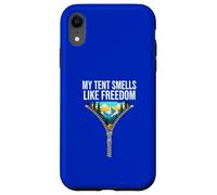 Es Divertido Acampar: mi Tienda de campaña huele a Libertad Carcasa para iPhone XR