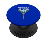Es Divertido Acampar: mi Tienda de campaña huele a Libertad PopSockets PopGrip Adhesivo