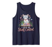 Es Divertido Leer: «NO Tengo Control DE ESTANTERÍA», para Gatos, Club de Lectura Camiseta sin Mangas