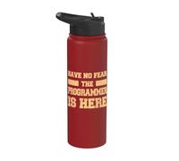 Es divertido: No tengas miedo, el programador está aquí, programador Stainless Steel Insulated Water Bottle