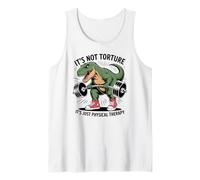 Es Divertido, Solo Fisioterapia, no tortura, PT PTA Dino Recovery Camiseta sin Mangas