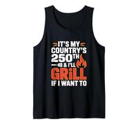 Es el 250 de mi país y asaré si Quiero - 250 USA Camiseta sin Mangas
