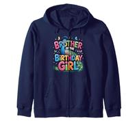 Es el cumpleaños de mi Hermano Pavo Real Bro Family Bday Sudadera con Capucha