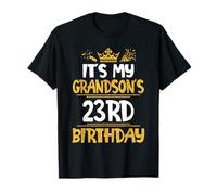 Es el cumpleaños número 23 de mi nieto Happy Me Him 23 Años Camiseta