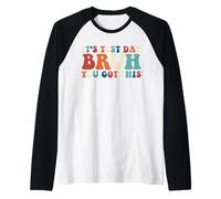 Es el día de la prueba Bruh You Got This Retro Teacher Test Day Camiseta Manga Raglan