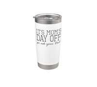 Es el día libre de mamá... ve a preguntarle a tu papá Divertido Día de la Vaso térmico de acero inoxidable de doble pared