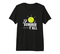 Es el diseño de Tenis Y'all Camiseta Premium