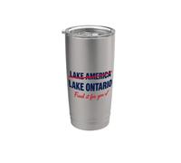 Es el lago Ontario, no el lago América lo arregló Diseño Vaso térmico de acero inoxidable de doble pared