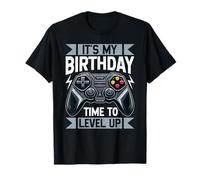 Es el momento de mi cumpleaños para subir de nivel a la consola de videojuegos Camiseta