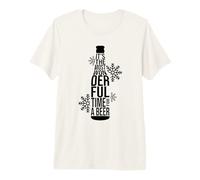 Es el Momento más Maravilloso para una Cerveza de Navidad Bebidas Camiseta Premium