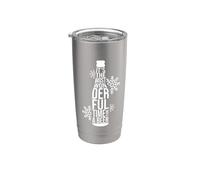 Es el momento más maravilloso para una cerveza de Navidad bebidas Vaso térmico de acero inoxidable de doble pared
