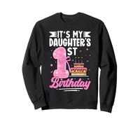 Es el Primer cumpleaños de mi Hija Linda Fiesta de cumpleaños para niñas Sudadera