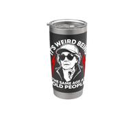 Es extraño tener la misma edad que los ancianos anciana Humor Vaso térmico de acero inoxidable de doble pared