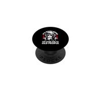Es extraño Tener la Misma Edad Que los Ancianos Gorilla Humor PopSockets PopGrip Adhesivo