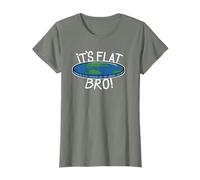 Es Flat Bro Club Society Flat Earthers Camiseta