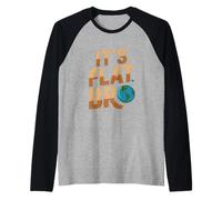 Es Flat Bro - Flat Earth Society Flat Earther Camiseta Manga Raglan