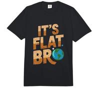 Es Flat Bro - Flat Earth Society Flat Earther Comfort Colors Adult Heavyweight T-Shirt