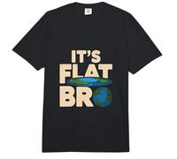 Es Flat Bro - Flat Earth Society Flat Earther Comfort Colors Adult Heavyweight T-Shirt