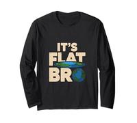 Es Flat Bro - Flat Earth Society Flat Earther Manga Larga